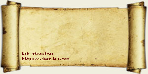 Jakov Kovandžić vizit kartica